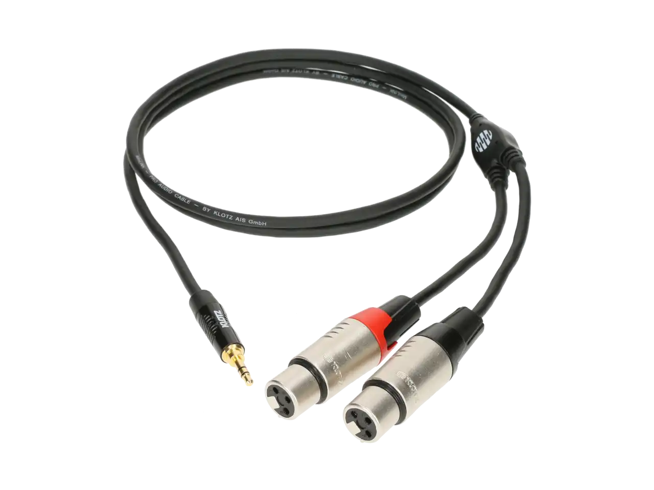 Agurdes Cables 1xStereo Miniklinke 3,5mm-2xXLRfemale 3m